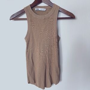Zara rib knit top